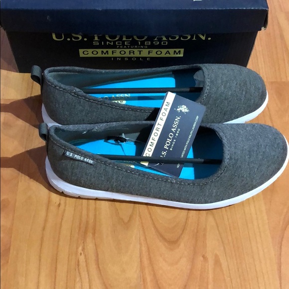 New Polo grey women memory foam sneaker - Picture 3 of 4